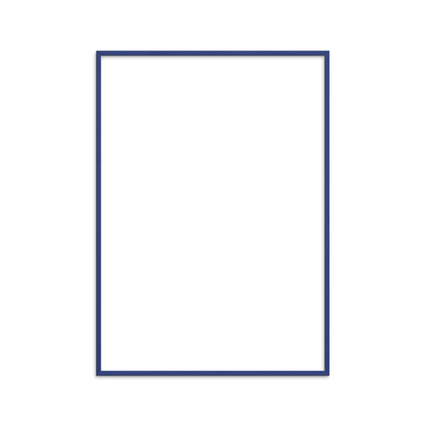 Blue Wood Frame