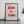 Hasta la Vista, baby minimalist Danish art poster with red text saying Hasta la Vista, Baby on enhanced matte paper. Framed poster.